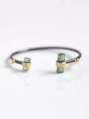 Tourmaline Double Side Bar Bracelet