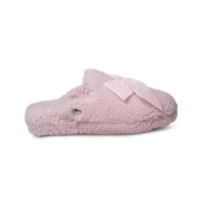 UGG Addison Velvet Bow Seashell Pink Slippers - Women's