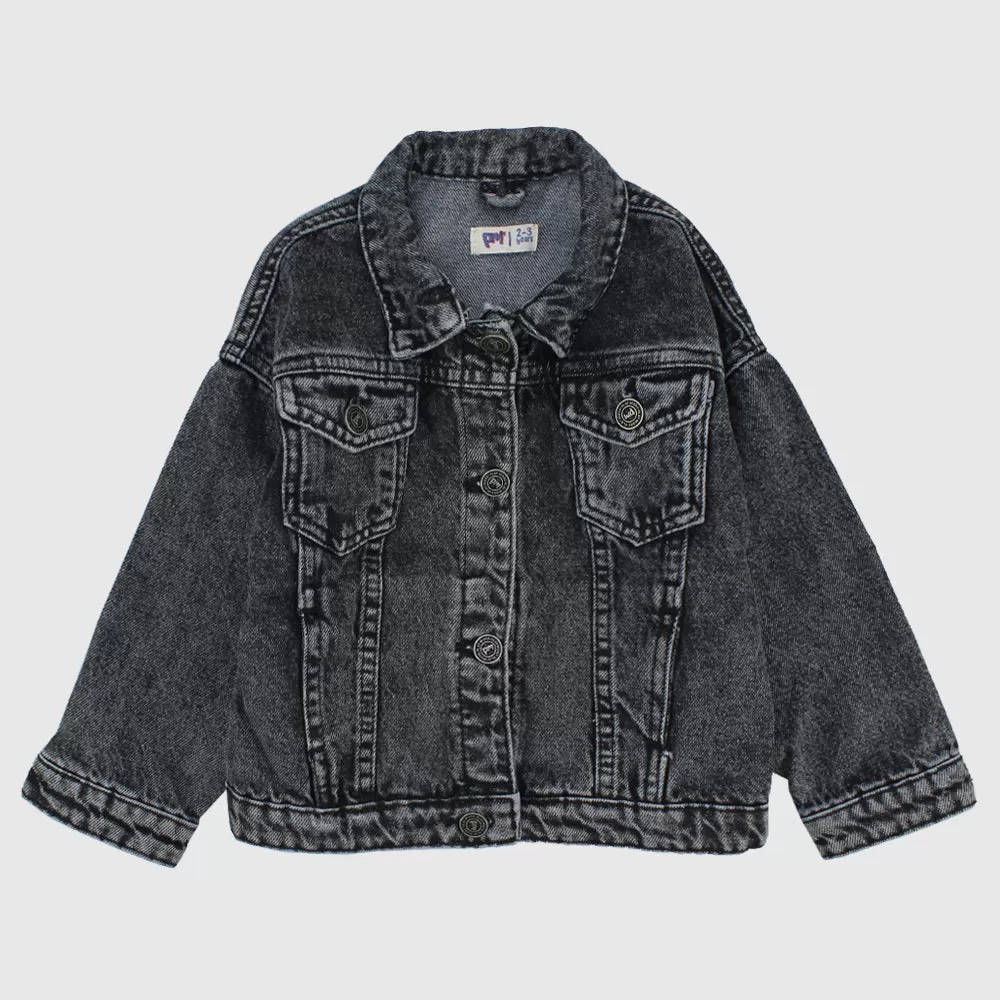 Unisex Grey Jean Jacket