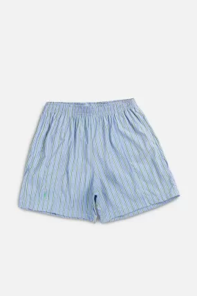 Unisex Rework Oxford Boxer Shorts - M