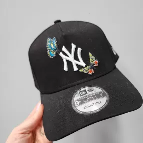 Warehouse SALE New Era Yankees Black Butterfly Cap