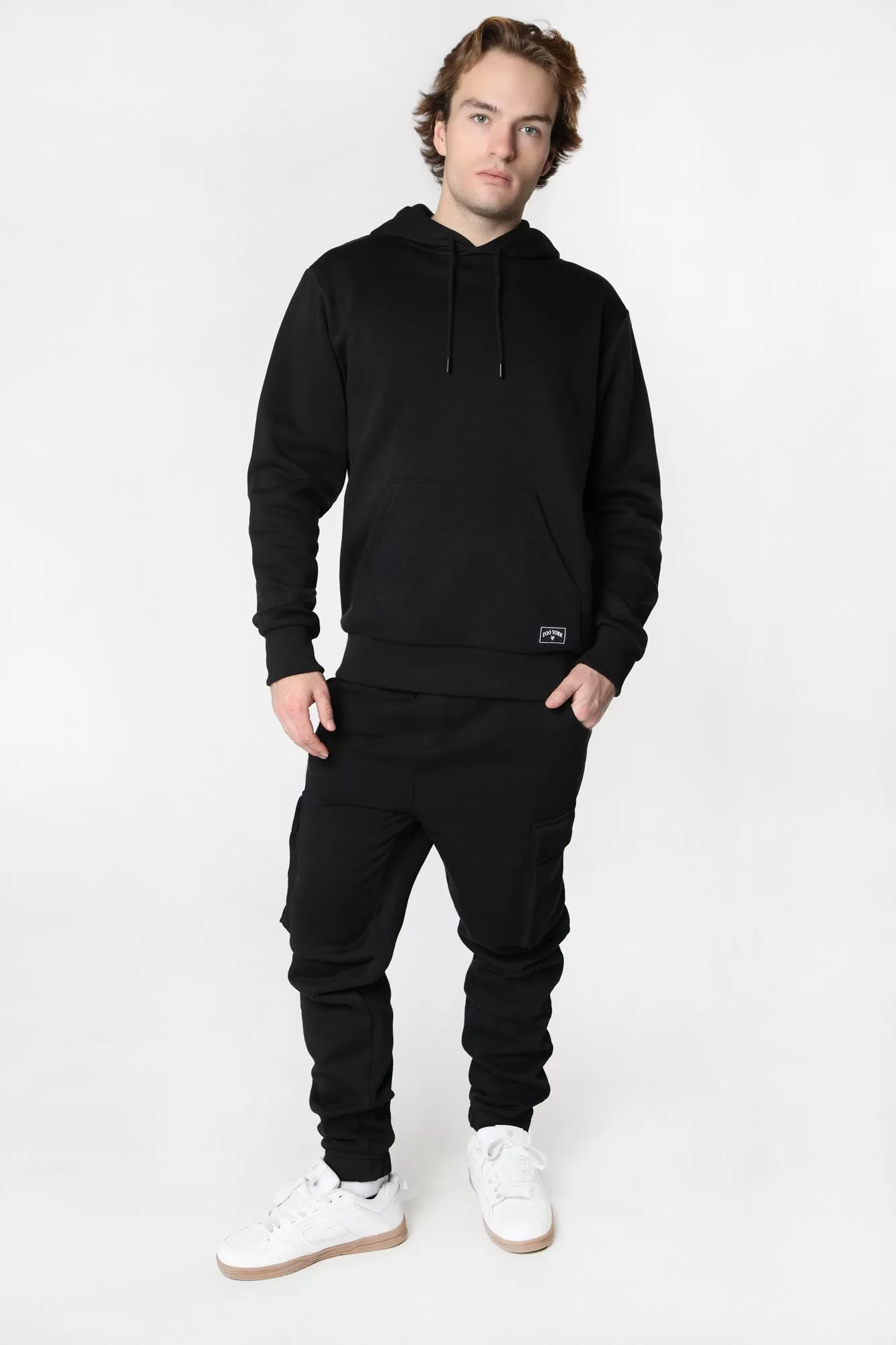 West49 Mens Fleece Cargo Jogger