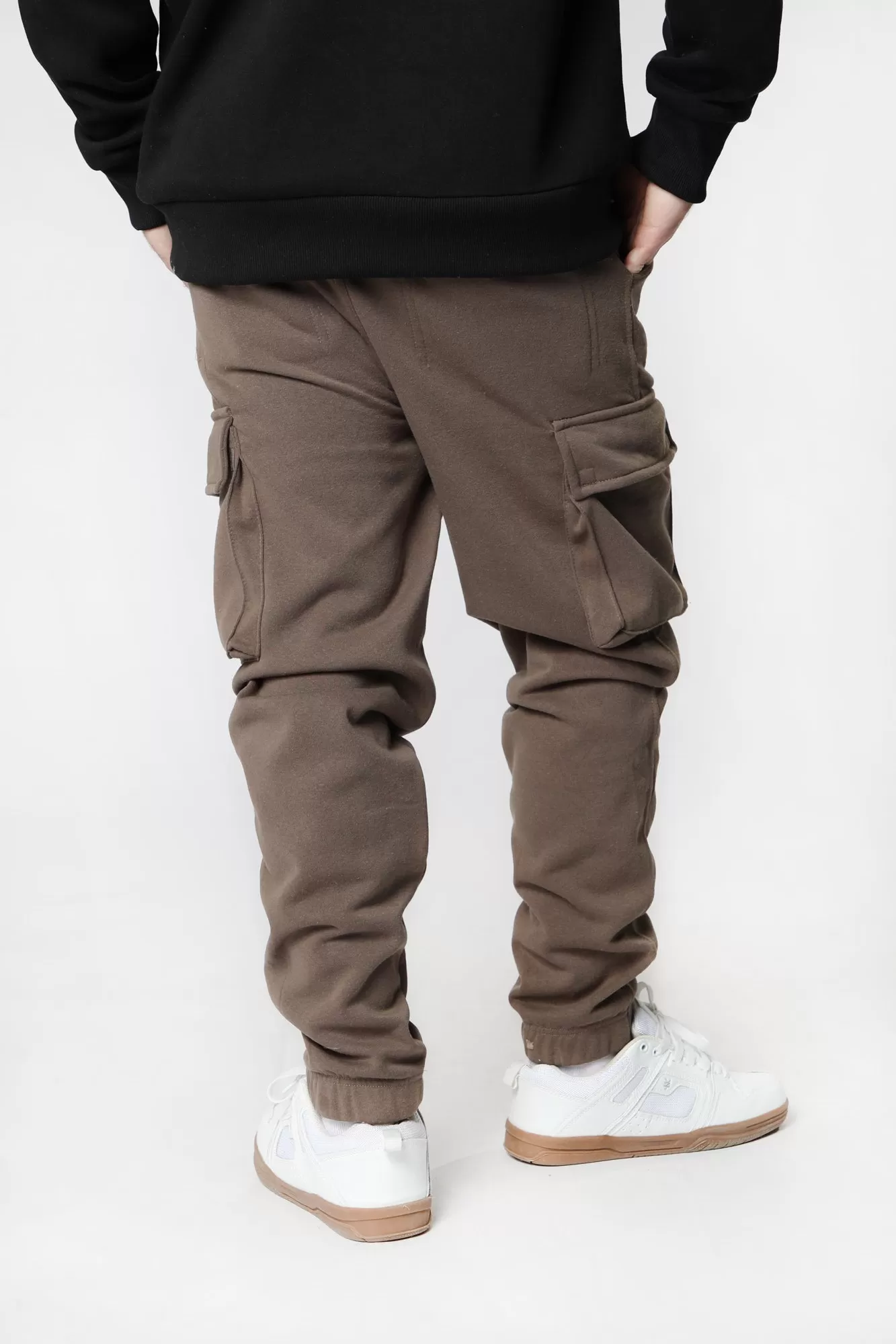 West49 Mens Fleece Cargo Jogger