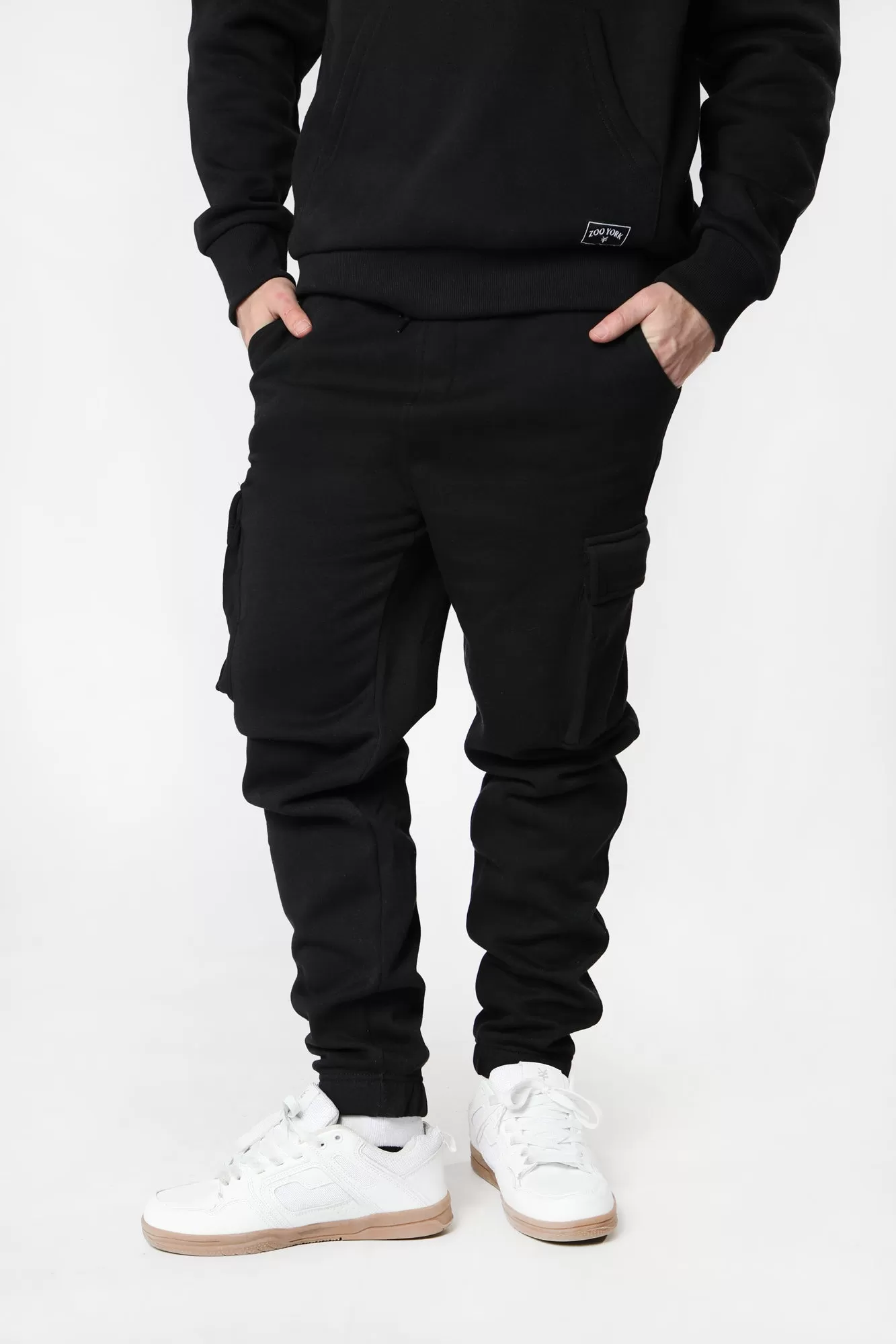 West49 Mens Fleece Cargo Jogger