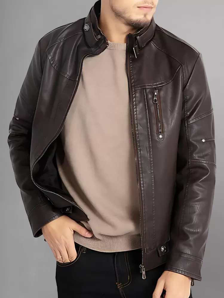 Wilmer Black Leather Jacket