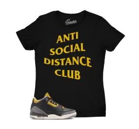 Womens - Cement Gold 3 Social Distance Shirt