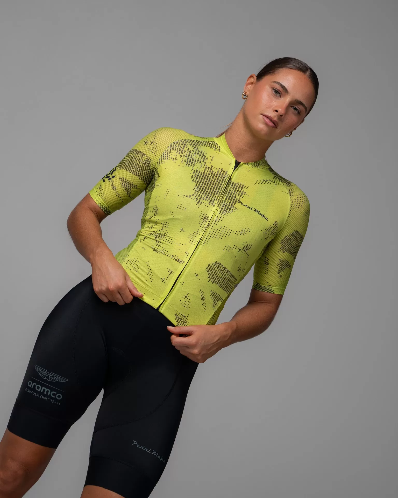 Women's Core Jersey - AMF1 Team Lime Essence