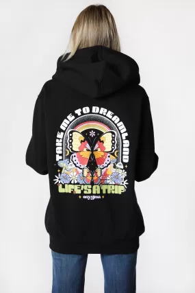 Womens Enygma Life's a Trip Graphic Zip-Up Hoodie