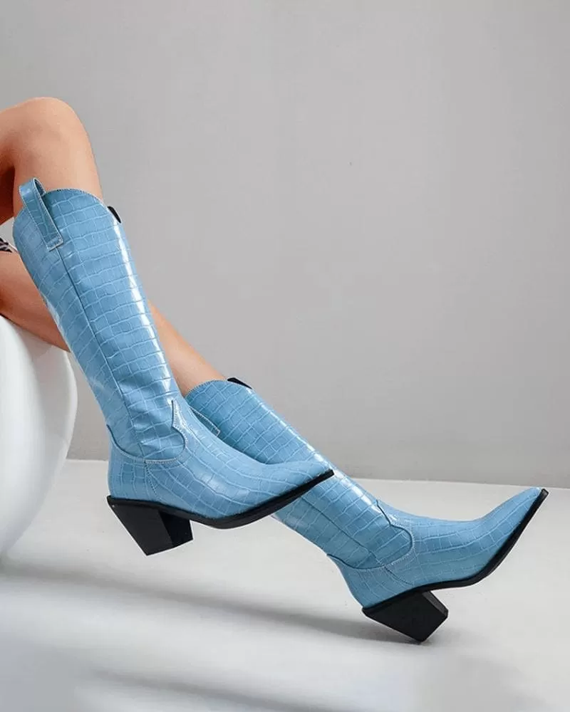 Women's Fashion Daily Chunky Heel Boots