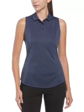 Womens Heather Golf Polo