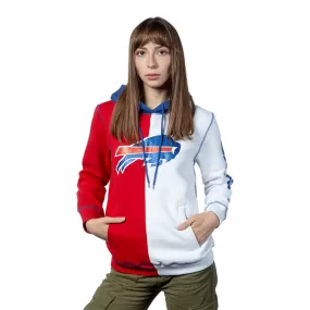 Women's New Era Bills White & Red Hoodie