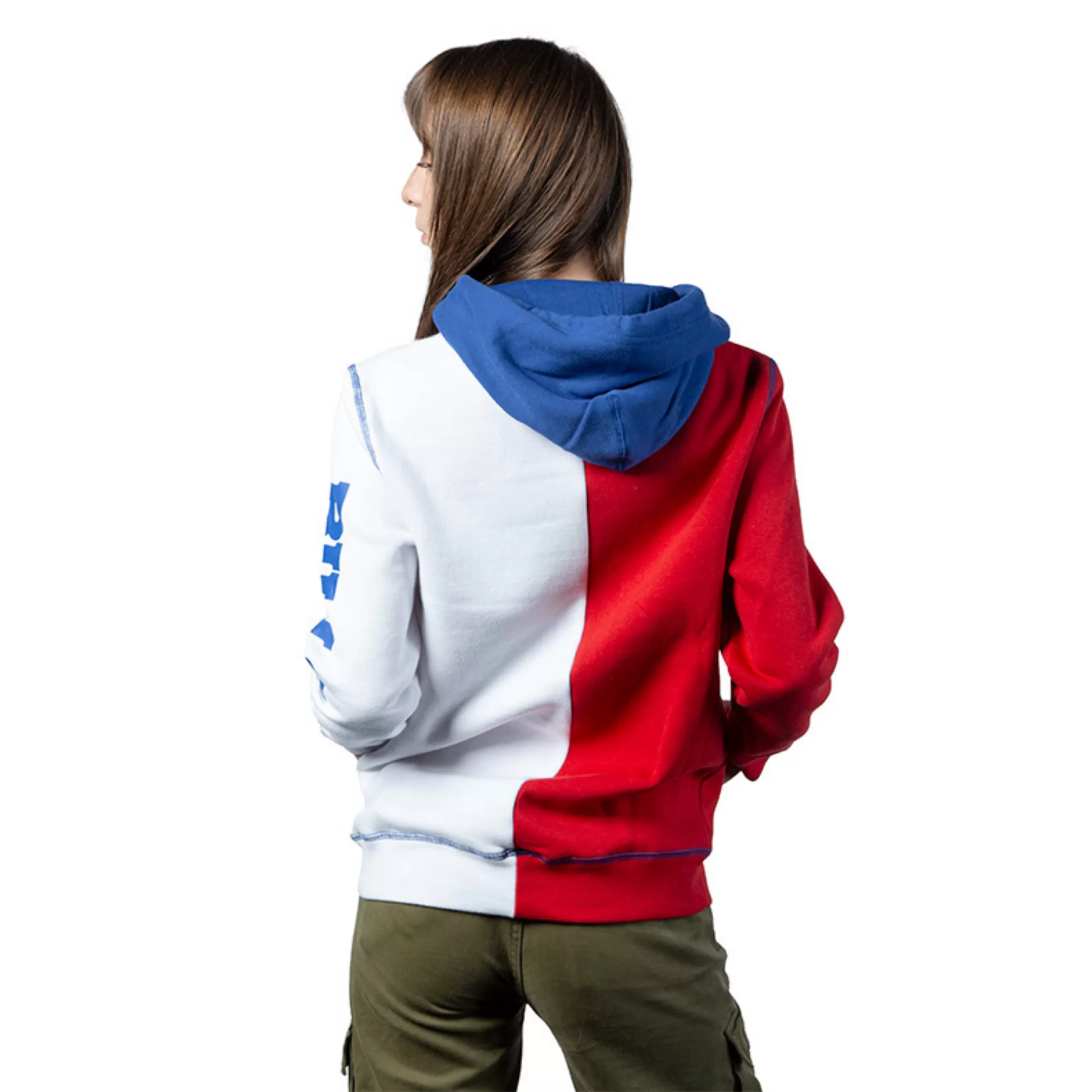 Women's New Era Bills White & Red Hoodie