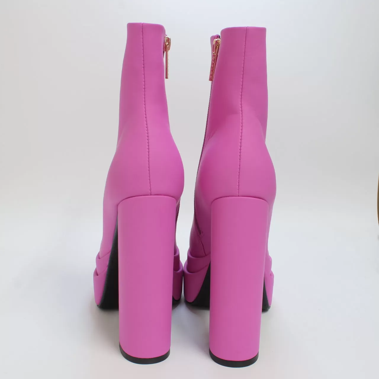 Womens Office Aiyana Platform Ankle Boots Pink