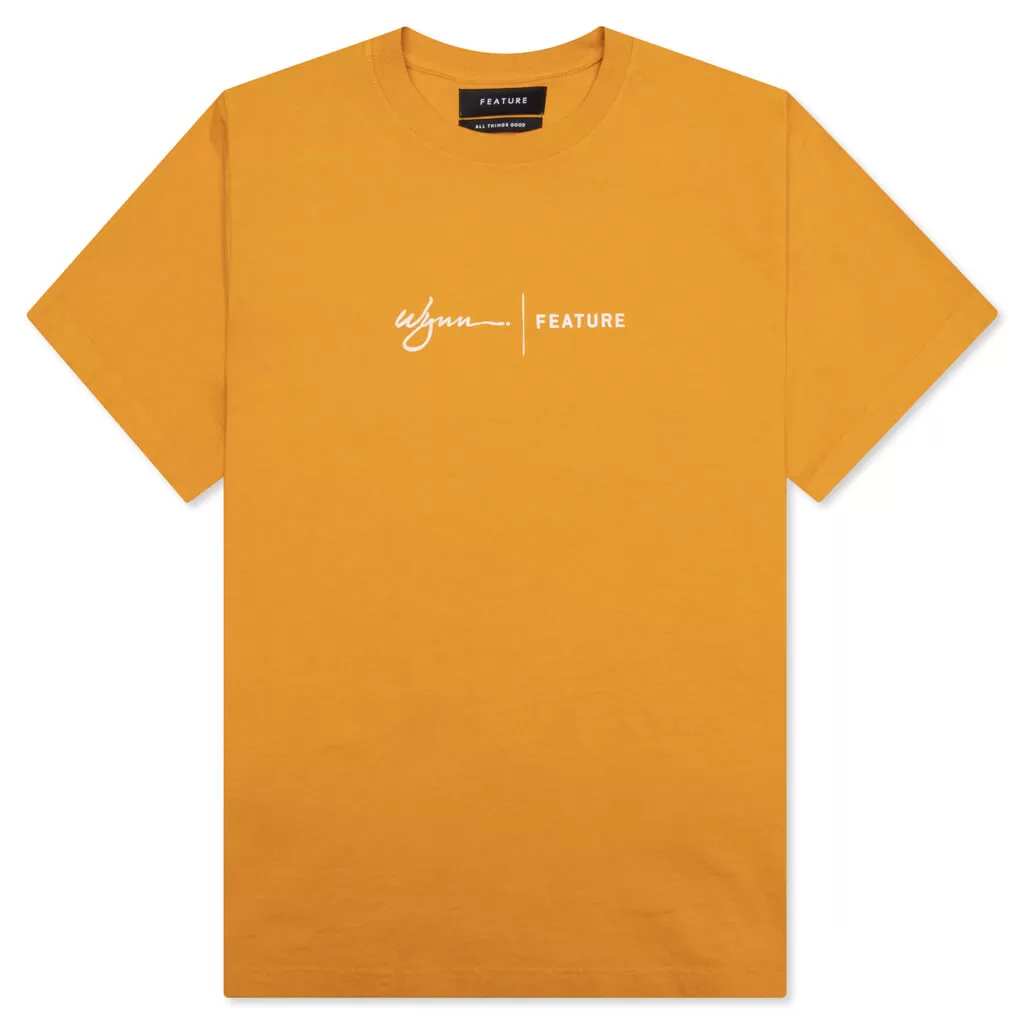 Wynn Logo Lock Up Tee - Golden Yellow