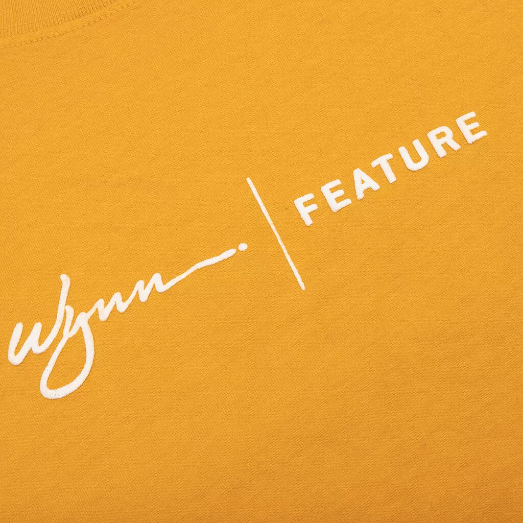 Wynn Logo Lock Up Tee - Golden Yellow